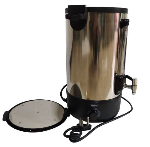 Zooltro 12L Stainless Steel Electric Water Boiler Urn - Heat and Warm (12 Liters) [Second Hand]