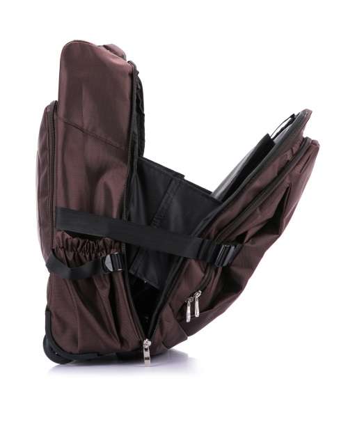 Trolley Backpack Bag For 18" Laptops, Business, Travel, Cabin or Leisure- BLACK