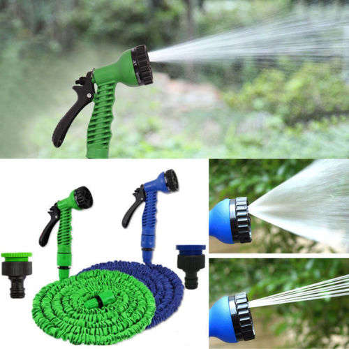 Garden Expandable Hose Pipe with Nozzle - 30 Meters
