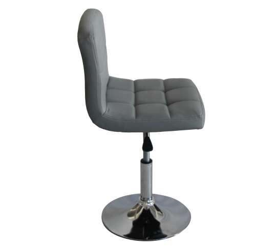 Modern Adjustable Swivel Faux Leather Kitchen Bar Stool Chair BROWN (Set of 2)