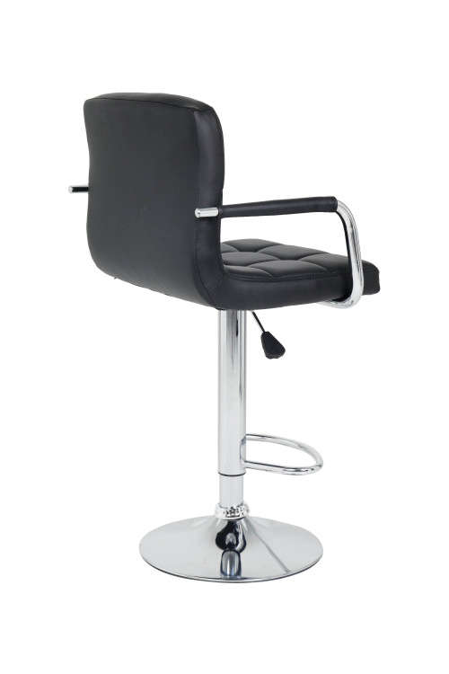 Hazlo Modern Adjustable Swivel Faux Leather Kitchen Bar Stool Chair (Set of 2)