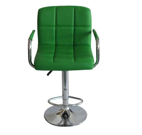 Hazlo Modern Adjustable Swivel Faux Leather Kitchen Bar Stool Chair (Set of 2)