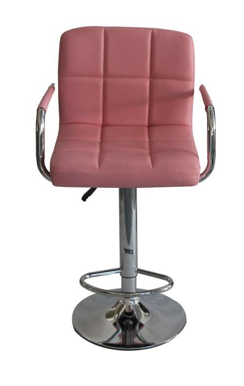 Hazlo Modern Adjustable Swivel Faux Leather Kitchen Bar Stool Chair (Set of 2)