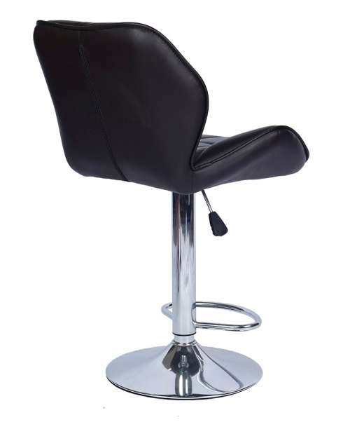 Hazlo Modern Adjustable Swivel Faux Leather Kitchen Bar Stool Chair (Set of 2)