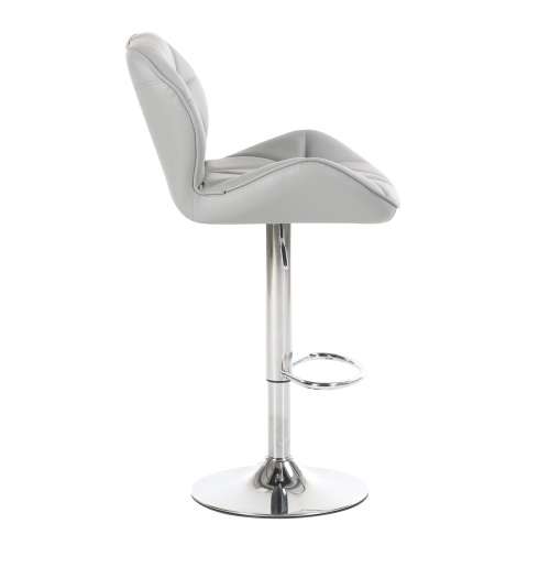 Hazlo Modern Adjustable Swivel Faux Leather Kitchen Bar Stool Chair (Set of 2)