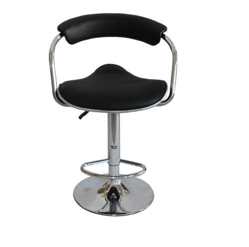 Hazlo Modern Adjustable Swivel Faux Leather Kitchen Bar Stool Chair (Set of 2)