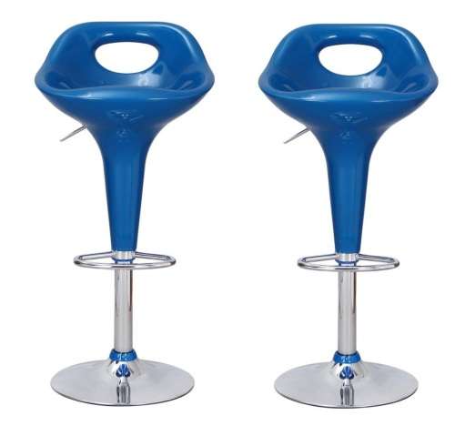 Hazlo Modern Adjustable Swivel Kitchen Bar Stool Chair (Set of 2)