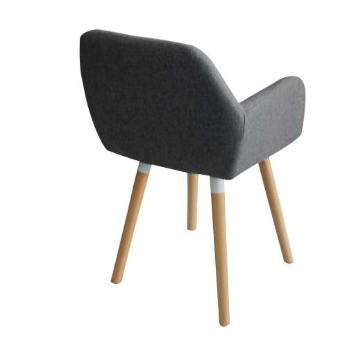 Stylish Lounge Office Armchair (Set of 2) BLACK