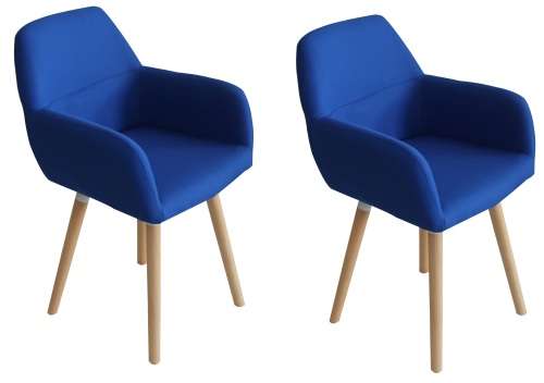 Stylish Lounge Office Armchair (Set of 2) BLACK