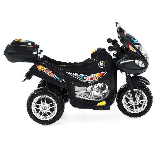 Battery Powered Ride-on Motorcycle Motorbike - Black or Blue