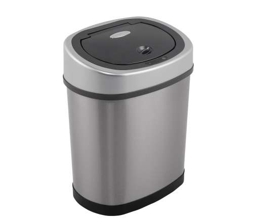 Automatic Motion Sensor Touchless Stainless Steel Dustbin - 12L