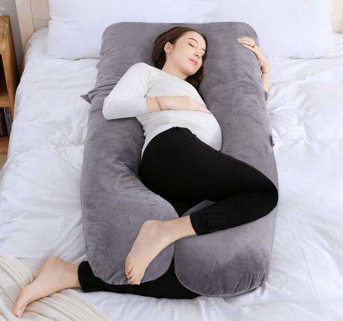 Snuggle Full Body U Shape Pregnancy Pillow - White [Second hand]
