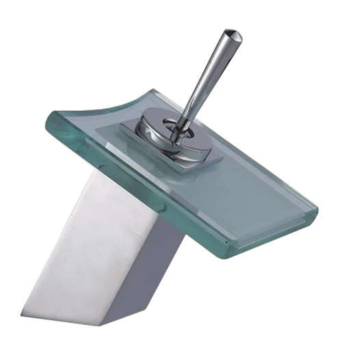 Nevenoe LED Glass Bathroom Tap Faucet Mixer - Changes Colour on Water Temperature