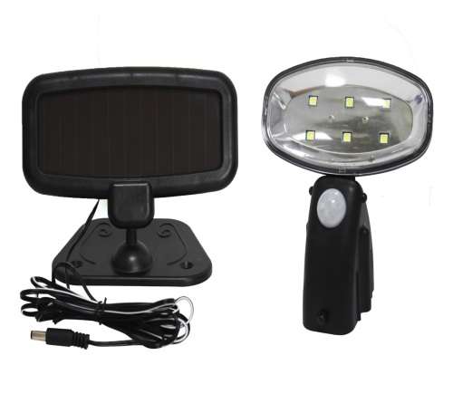 Solar LED Outdoor Wall Garden Flood Light With Motion Sensor (Second hand)