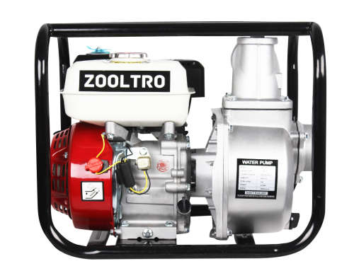 Zooltro 80mm Petrol Water Pump - 3 inch (6.5 HP, 800L/Min)