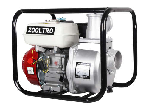 Zooltro 80mm Petrol Water Pump - 3 inch (6.5 HP, 800L/Min)