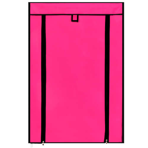 5 Layer Shoe Storage Rack Organizer with Canvas Cover - Red (Second hand) PLEASE READ