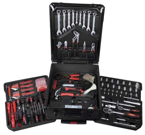 490 Piece Combination Wrench Tool Box Set & Trolley Case [Second hand]