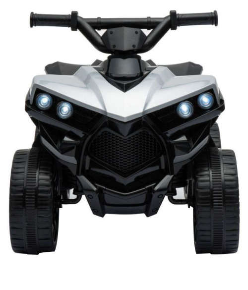 Kids Battery Powered Ride On Quad Bike - Grey