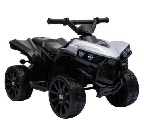 Kids Battery Powered Ride On Quad Bike - Grey