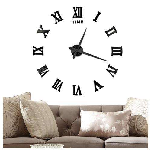 Modern DIY Large 3D Wall Clock (Home Decor)