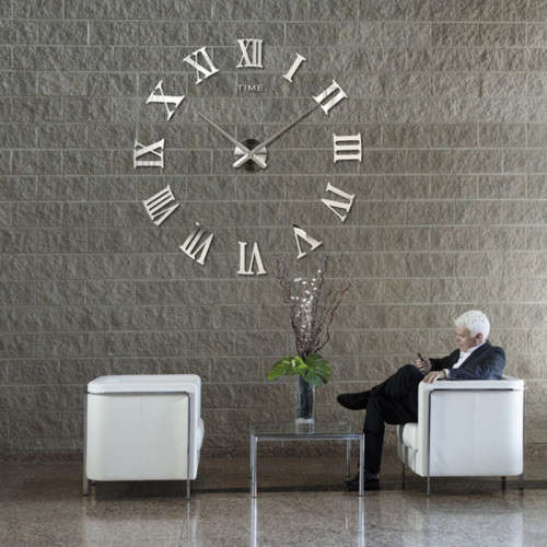 Modern DIY Large 3D Wall Clock (Home Decor)