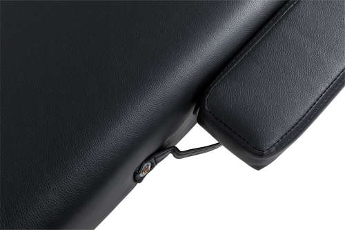 Hazlo Premium Portable Massage Table Bed 2 section (Wooden) - Black