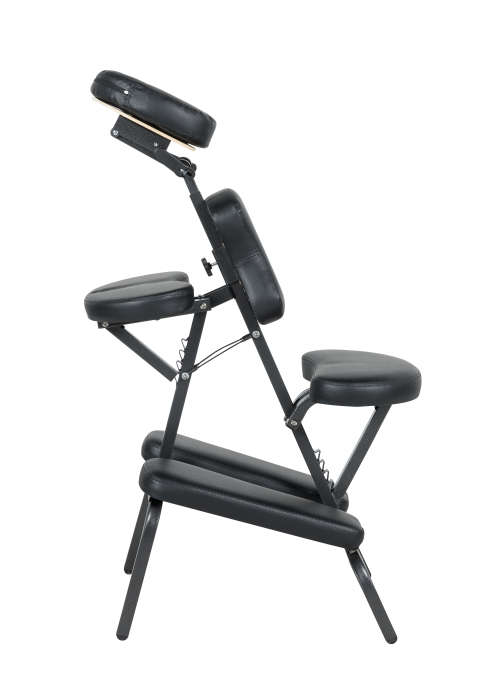 Hazlo Premium Portable Folding Adjustable Body Massage Chair - Black