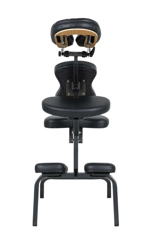 Hazlo Premium Portable Folding Adjustable Body Massage Chair - Black