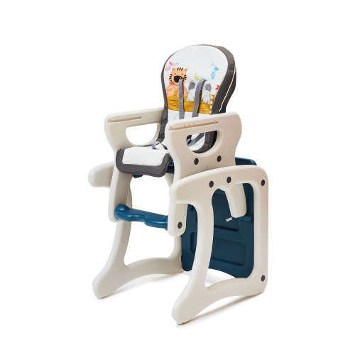 Baneen Adjustable Baby High Chair and Table 2 Levels - Blue