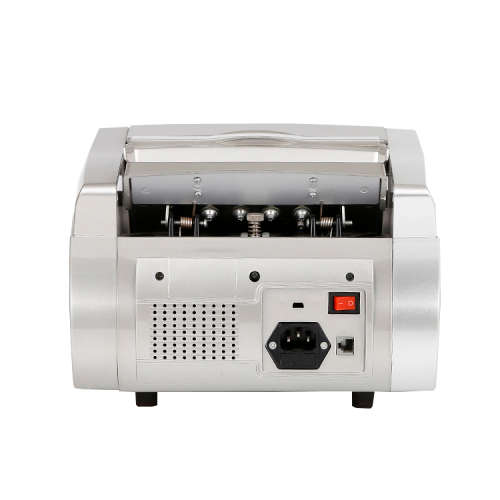 IronClad UV/MG Counterfeit Detection Money Bill Counter Machine with External LCD Display - Silver