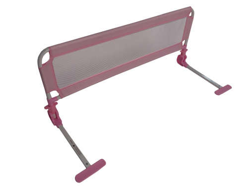 Baneen Breathable Safety Single Baby, Toddlers and Children Bed Guard Rail, 1 - Meter - Pink