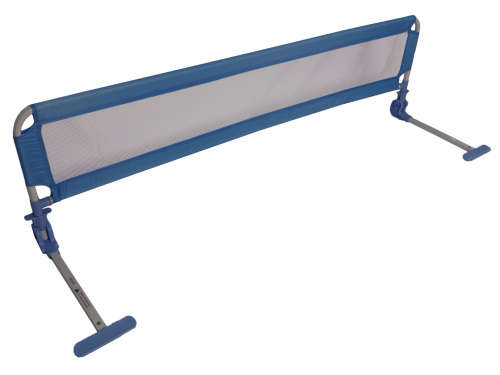 Baneen Breathable Safety Single Baby, Toddlers and Children Bed Guard Rail, 1.5 Meter - Blue