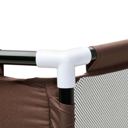 Baneen Playpen, Play yard, Kids Activity Centre Ball Pit for Babies, Toddlers, Lightweight - Brown