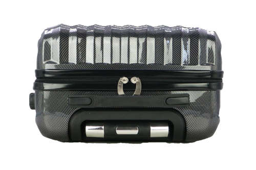 Hazlo 3 Piece ABS+PC Hard Luggage Trolley Bag Set - Black (Second Hand)