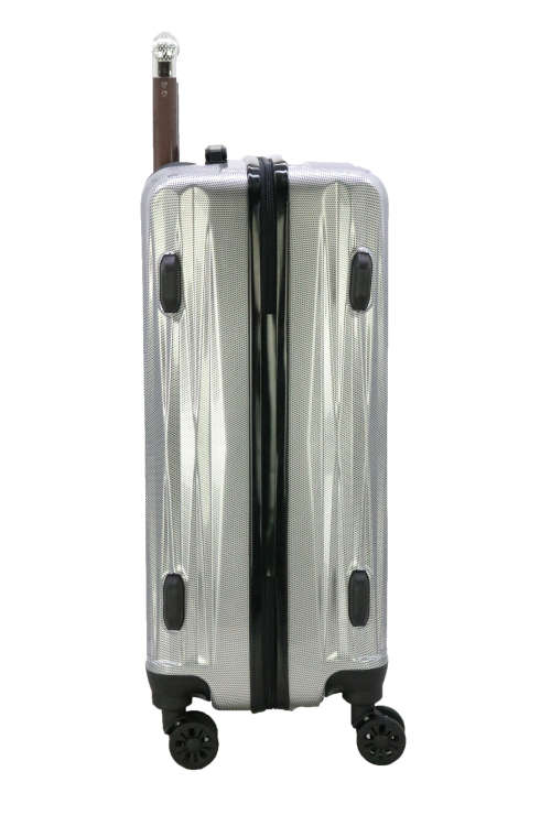 Hazlo 3 Piece ABS+PC Hard Luggage Trolley Bag Set - Grey (Second hand)