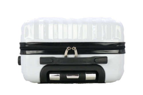 Hazlo 3 Piece ABS+PC Hard Luggage Trolley Bag Set - White