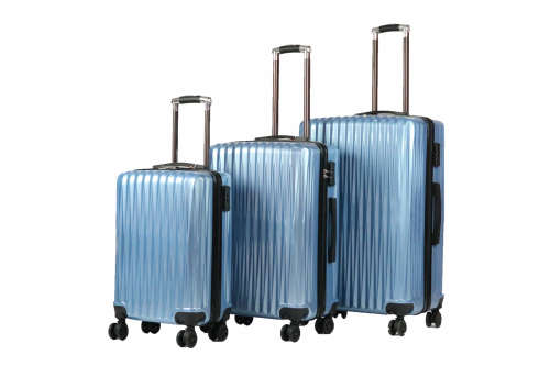 Hazlo 3 Piece ABS+PC Hard Luggage Trolley Bag Set - Teal (Please read)
