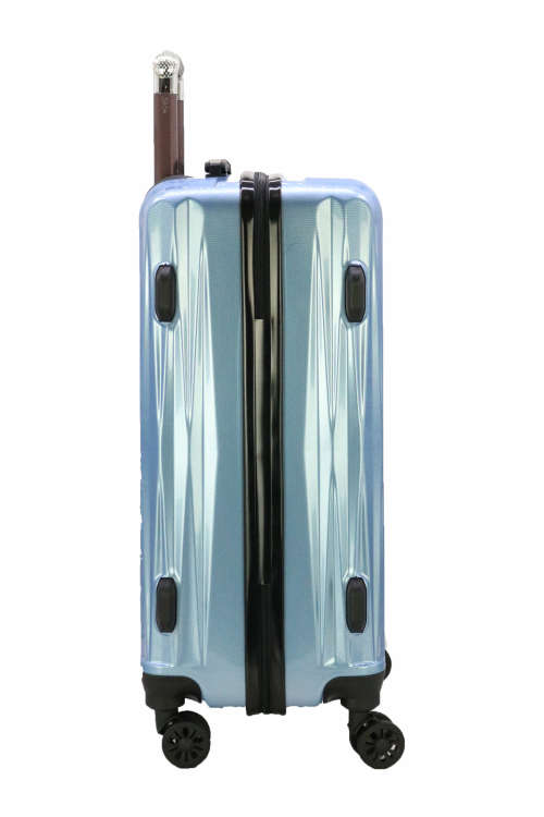 Hazlo 3 Piece ABS+PC Hard Luggage Trolley Bag Set - Teal (Please read)