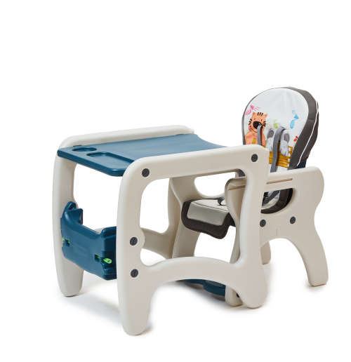Baneen Multi-function Baby, Toddler High Chair and Table (Adjustable) 6 Months to 36 months - Blue