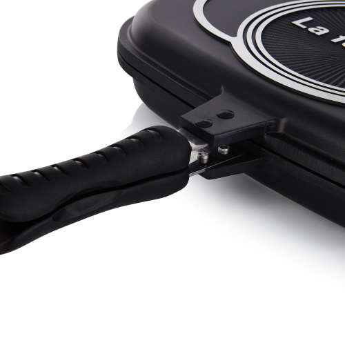 La Fermete 36cm Non-Stick Double-Sided Kitchen Grill Pan - Black