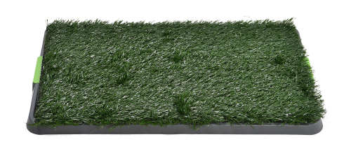 Zabava 3 Tier Pet Dog Puppy Indoor Training Artificial Grass Potty Patch Pad Rug Mat Tray