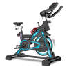 Zoolpro Indoor Sports Stationary Cardio Exercise Workout Cycling Bicycle Bike Black and Blue