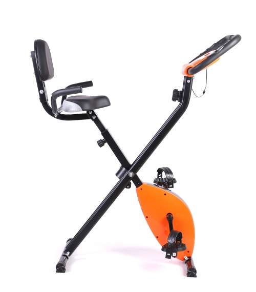 Zoolpro Indoor Sports Stationary Cardio Exercise Workout Cycling Bicycle Bike - Black and Orange