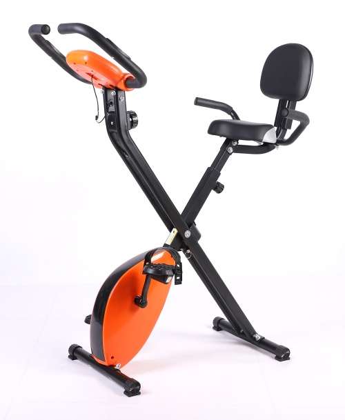 Zoolpro Indoor Sports Stationary Cardio Exercise Workout Cycling Bicycle Bike - Black and Orange