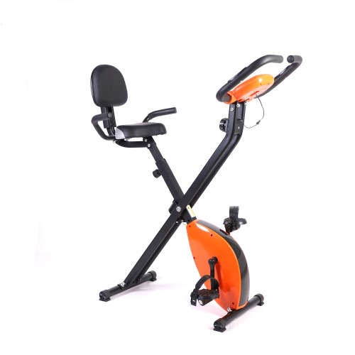 Zoolpro Indoor Sports Stationary Cardio Exercise Workout Cycling Bicycle Bike - Black and Orange