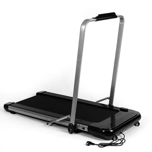 Foldable Portable Compact Exercise Workout Running Treadmill Machine  Black and Silver
