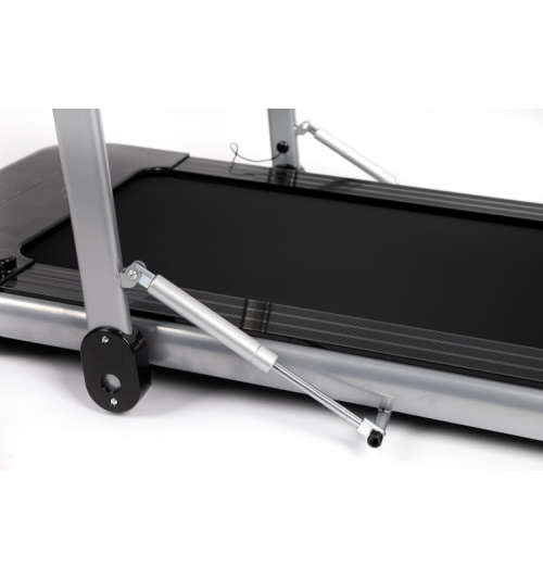 Foldable Portable Compact Exercise Workout Running Treadmill Machine  Black and Silver