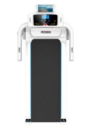 Motorized Exercise Workout Running Electric Treadmill Machine  White and Black