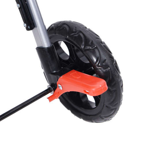 Baneen Baby Stroller Pram with Lift Up Foot Rest and Reversible handle - Red